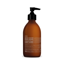 Load image into Gallery viewer, Liquid Marseille Soap Anise Patchouli 10 oz Glass Btl