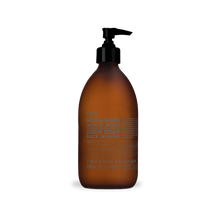 Load image into Gallery viewer, Liquid Marseille Soap Anise Patchouli 10 oz Glass Btl