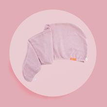 Load image into Gallery viewer, AQUIS Rapid Dry Lisse Hair Turban 10 x 30 Black/White