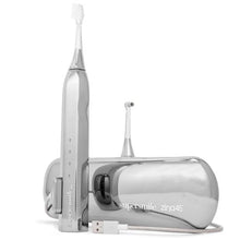 Load image into Gallery viewer, Zina45™ Sonic Pulse Toothbrush Chrome Silver with Case
