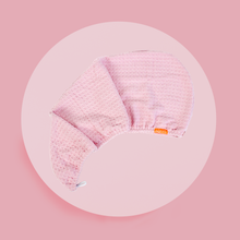Load image into Gallery viewer, AQUIS Rapid Dry Waffle Hair Turban 10 x 30 Blush