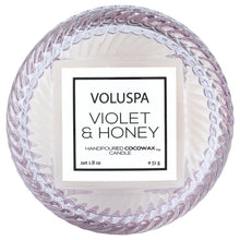 Load image into Gallery viewer, Violet &amp; Honey Macaron Candle
