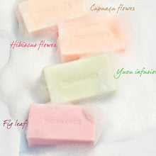 Load image into Gallery viewer, Yuzu infusion cream soap with Cupuaçu butterNet wt. 3.5 oz.