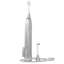 Load image into Gallery viewer, Zina45™ Sonic Pulse Toothbrush Chrome Silver with Case