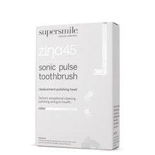Load image into Gallery viewer, Zina45™ Sonic Pulse Toothbrush Chrome Silver Replacement Polishing Head
