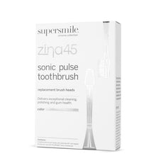 Load image into Gallery viewer, Zina45™ Sonic Pulse Toothbrush Chrome Silver Replacement Heads (2 pack)
