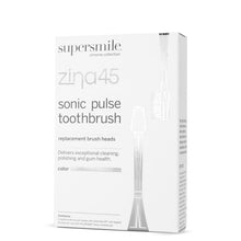 Load image into Gallery viewer, Zina45™ Sonic Pulse Toothbrush Chrome Silver Replacement Heads (2 pack)