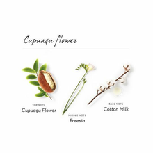 Load image into Gallery viewer, Cupuaçu flower cream soap with Cupuaçu butterNet wt. 3.5 oz.