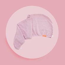 Load image into Gallery viewer, AQUIS Rapid Dry Waffle Hair Turban 10 x 30 Blush