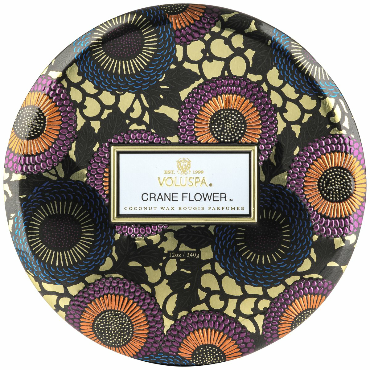Crane Flower 3 Wick Tin Candle – Beauty Loops