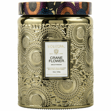 Load image into Gallery viewer, Crane Flower Large Jar Candle
