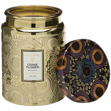 Load image into Gallery viewer, Crane Flower Large Jar Candle
