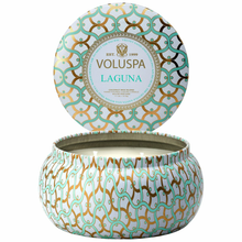 Load image into Gallery viewer, Laguna 2 Wick Maison Tin Candle
