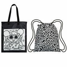 Load image into Gallery viewer, Keith Haring  Andy Mouse &amp; Untitled Duo Backpack
