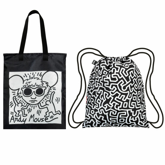 Keith Haring  Andy Mouse & Untitled Duo Backpack
