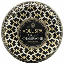 Load image into Gallery viewer, Crisp Champagne 2 Wick Maison Tin Candle
