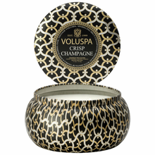 Load image into Gallery viewer, Crisp Champagne 2 Wick Maison Tin Candle
