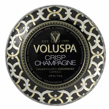 Load image into Gallery viewer, Crisp Champagne Petite Tin Candle
