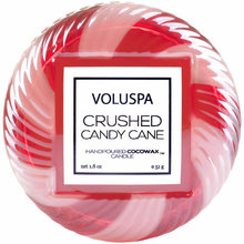 Load image into Gallery viewer, Crushed Candy Cane Macaron Candle
