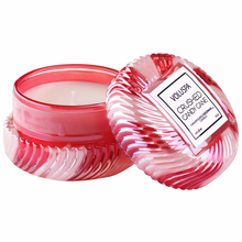 Load image into Gallery viewer, Crushed Candy Cane Macaron Candle
