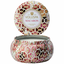 Load image into Gallery viewer, Macaron 2 Wick Maison Tin Candle
