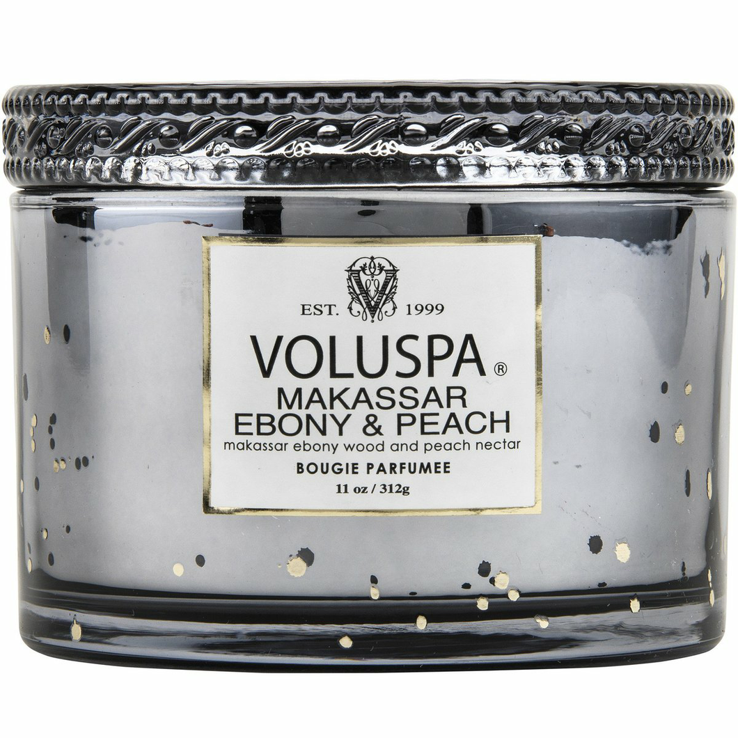 Makassar Ebony & Peach Corta Maison Candle