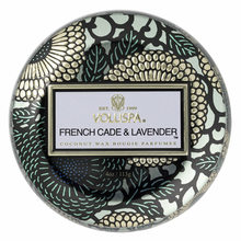 Load image into Gallery viewer, French Cade Lavender Petite Tin Candle

