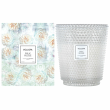 Load image into Gallery viewer, Milk Rose 5 Wick Hearth Candle
