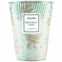 Load image into Gallery viewer, Birthday Cake 2 Wick Tin Table Candle
