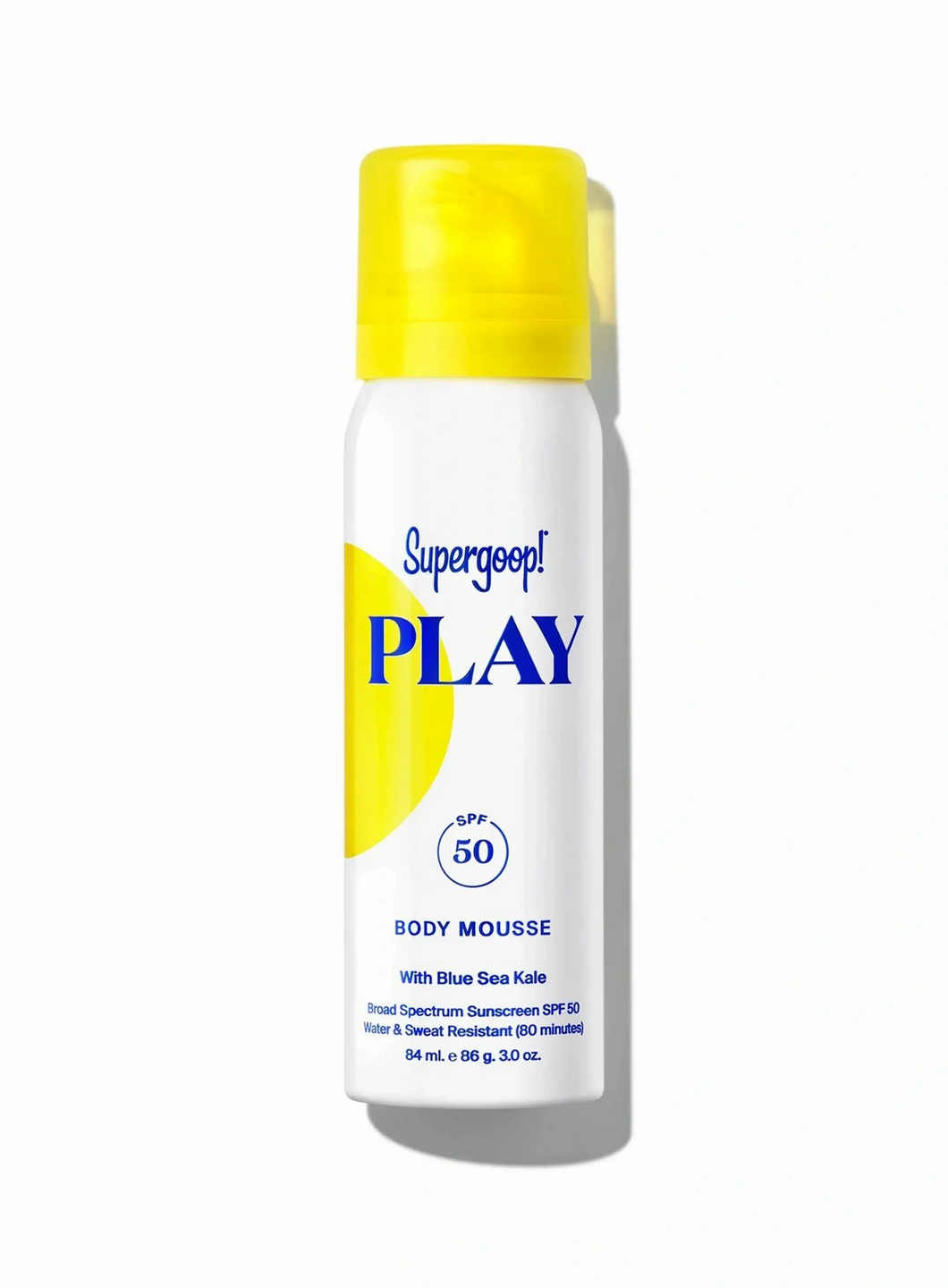 PLAY Body Mousse SPF 50 with Blue Sea Kale, 3oz