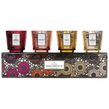 Load image into Gallery viewer, Warm Tones Pedestal 4 Candle Gift Set

