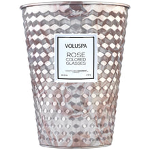 Load image into Gallery viewer, Rose Colored Glasses 2 Wick Tin Table Candle
