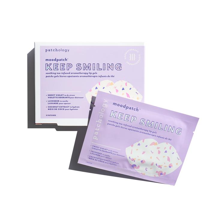 Keep Smiling Tea- Infused Violet & Lavender Aromatherapy Lip Gel 5 Pack