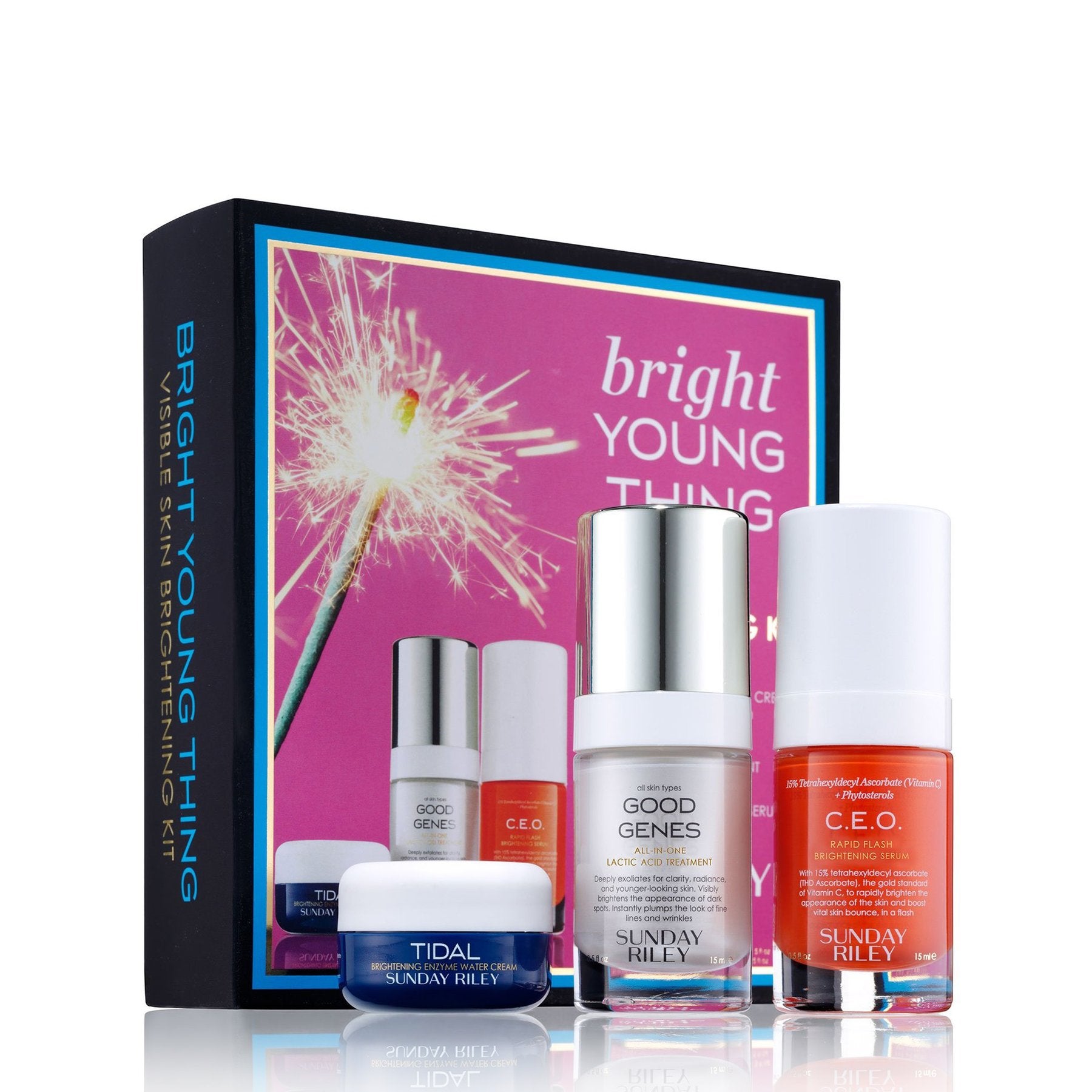 Sunday Riley Bright shops Young Thing Skin Brightening Kit