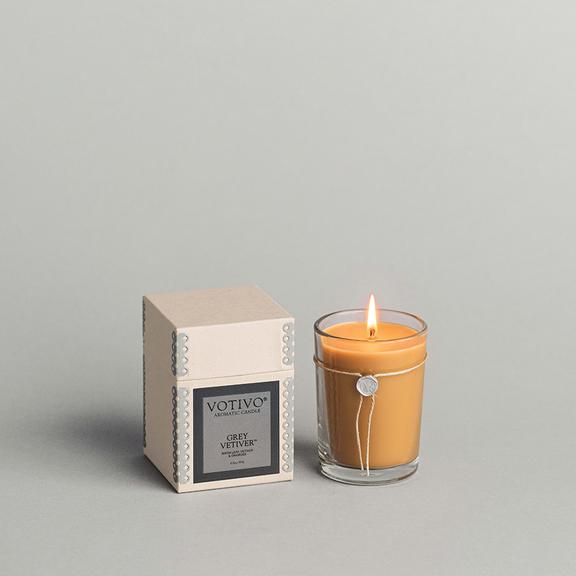 6.8 oz Aromatic Candle Grey Vetiver