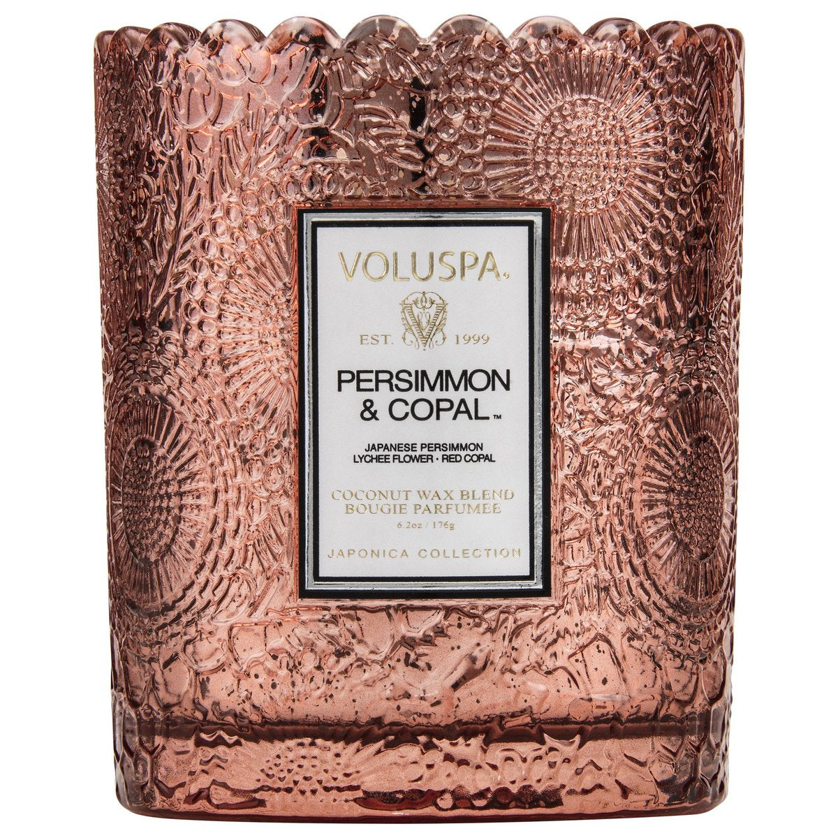 Persimmon & Copal Scalloped Edge Candle – Beauty Loops