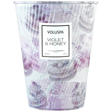 Load image into Gallery viewer, Violet &amp; Honey 2 Wick Tin Table Candle
