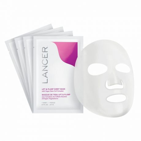 Lift & Plump Sheet Mask 4 Count 1 box / 4 sheets