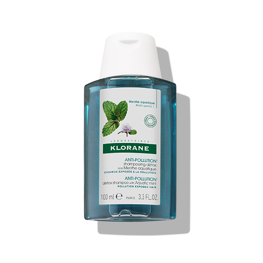 Detox shampoo with aquatic mint - travel size 3.3 oz
