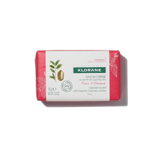 Load image into Gallery viewer, Hibiscus flower cream soap with Cupuaçu butterNet wt. 3.5 oz.

