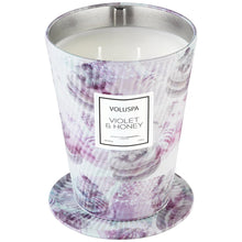 Load image into Gallery viewer, Violet &amp; Honey 2 Wick Tin Table Candle
