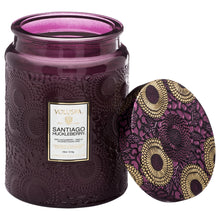 Load image into Gallery viewer, Santiago Huckleberry Large Jar Candle
