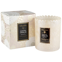 Load image into Gallery viewer, Santal Vanille Scalloped Edge Candle
