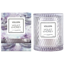 Load image into Gallery viewer, Violet &amp; Honey Cloche Candle

