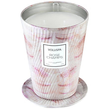Load image into Gallery viewer, Rose Champs 2 Wick Tin Table Candle
