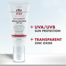 Load image into Gallery viewer, UV ELEMENTS – TINTED BROAD-SPECTRUM SPF 44 2.0 oz AIRLESS TUBE
