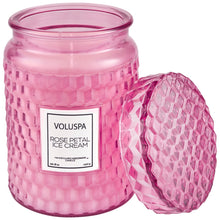 Load image into Gallery viewer, Rose Petal Ice Cream Large Jar Candle

