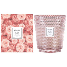 Load image into Gallery viewer, Rose Otto 5 Wick Hearth Candle
