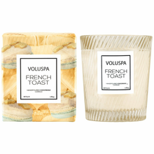 Load image into Gallery viewer, French Toast Textured Glass Candle
