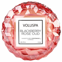 Load image into Gallery viewer, Blackberry Rose Oud Macaron Candle
